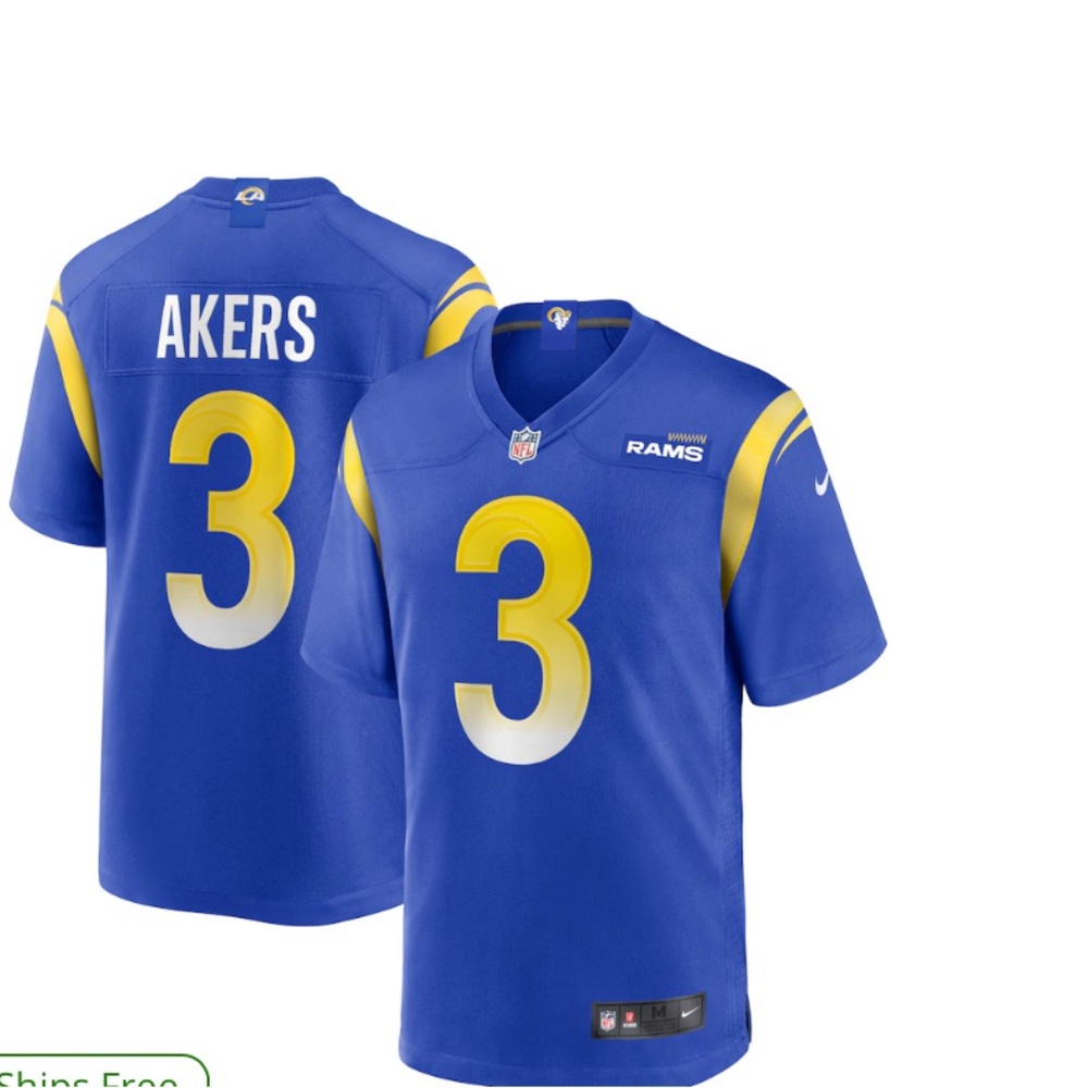 Men's Los Angeles Rams Cam Akers Nike Royal Game Jersey